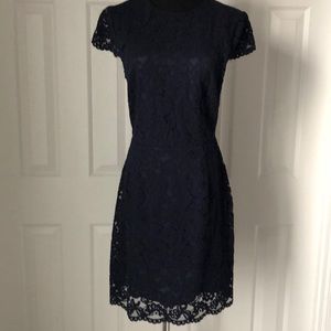 H&M Navy Blue Lace Dress, NWOT, Size 6